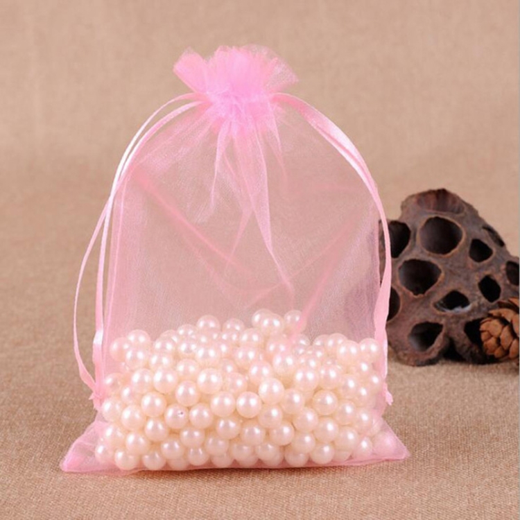 100 PCS Gift Bags Jewelry Organza Bag Wedding Birthday Party