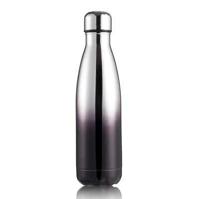 

Thermal Cup Vacuum Flask Heat Water Bottle Portable Stainless Steel Sports Kettle, Capacity:500ml(White Gold Black)