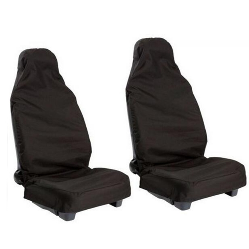 Car Seat Cover Waterproof Nylon Front Pair Protectors BLUE fits Citreon C1 C2 C3