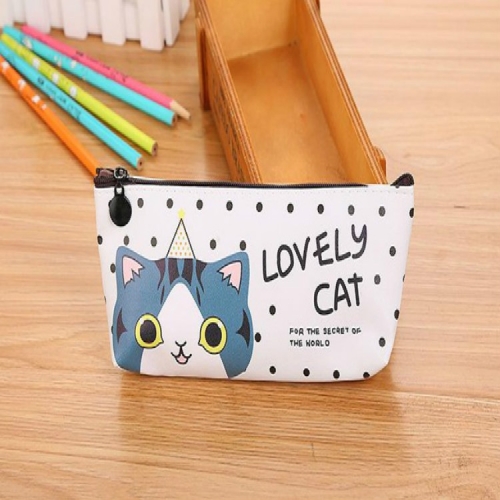 Cat School Pencil Case Girls, School Supplies Girls Kawaii