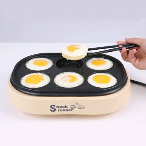 Electric Eggs Cake Pie Maker Breakfast Baking Frying Pan Roller Cake Machine
