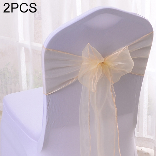 100x Dusty pink Organza Chair Sashes Bow Wedding Banquet Party Ceremony Decor 