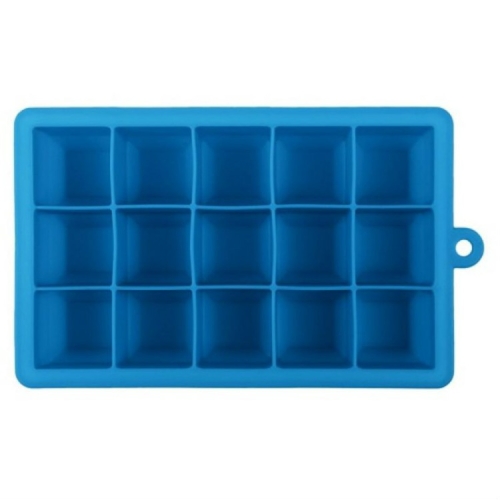 Silicone Square 15-Cavity Large Ice Cube Tray Maker Mold Mould Tray Jelly Tool Z 