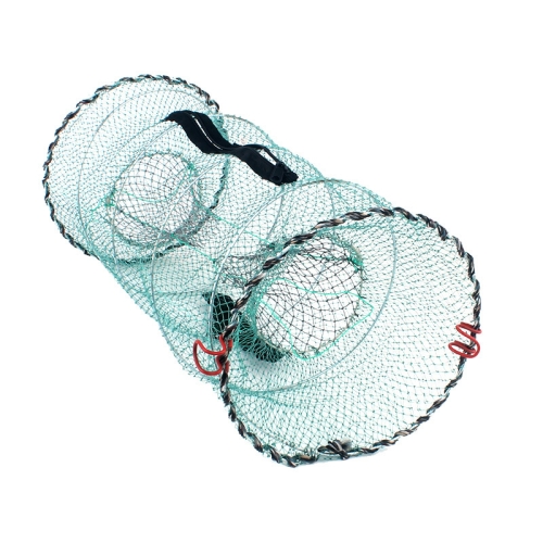 Foldable Stainless Steel Dip Net Head Fishing Net, Specification: Solid  45cm Big Mesh