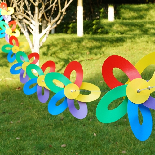 

Outdoor Camping Windmill Lanyard Bunting Decoration, Shape: Boomerang