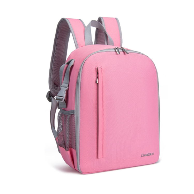 

CADeN Shoulder Digital Camera Bag Outdoor Nylon Photography Backpack(Pink Small Bag)