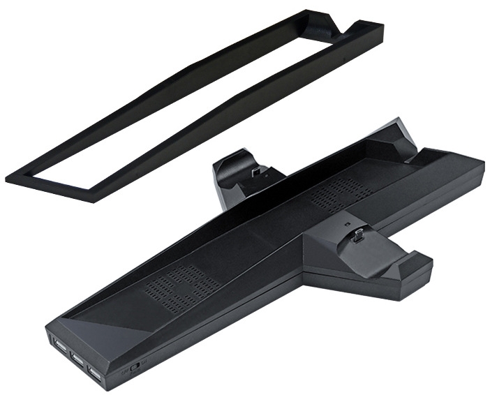

Game Console Radiator And Dual Handle Charging Base For PS4 / PS4 Slim(Black)