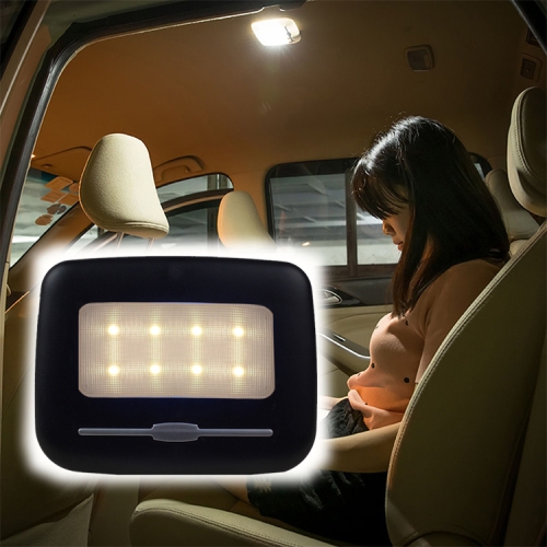 Auto-Innenraum Drahtlose intelligente elektronische Produkte  Auto-Leseleuchte Deckenleuchte LED-Nachtlicht, Lichtfarbe: Gelbes Licht  (Schwarz)