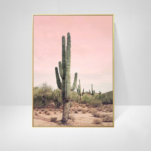 

Ocean Landscape Canvas Poster Decoration Home Painting Art Paintings Frameless Painting Core, Size:13x18 cm(Cactus)