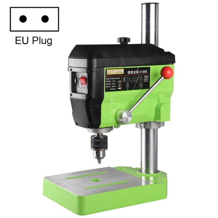 

Household Multifunctional Micro-Speed Adjustable Bench Drill Woodworking Buddha Beads Making Milling Tools, EU Plug, Style: 680W Deluxe Drill+2.5 Inch Flat Pliers+Workbench