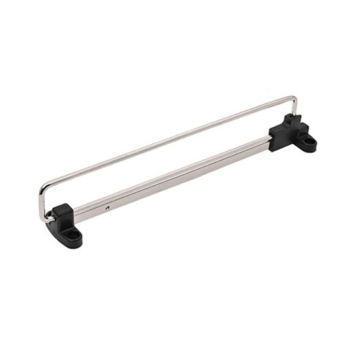 

Y01B Plastic Head 14 inches Wardrobe Hardware Push-Pull Hanging Rod Clothes Rail