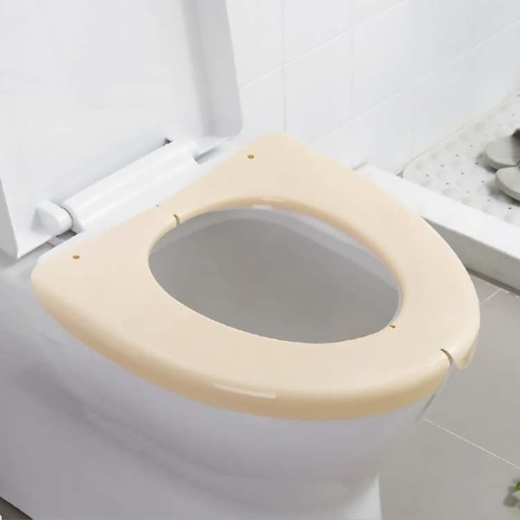 Sunsky Travel Portable Foldable Toilet Pad Plastic Waterproof Bathroom Seat Cover Mats Creamy White - Foldable Plastic Toilet Seat Cover Sunsky Travel Portable Foldable Toilet Pad Plastic Waterproof Bathroom Seat Cover Mats Creamy White - Foldable Plastic Toilet Seat Cover