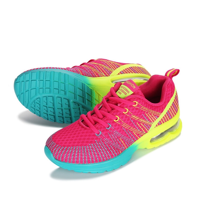 

Casual Mesh Women Sneakers Breathable Half-cushion Running Shoes, Shoe size:40(Plum Red)