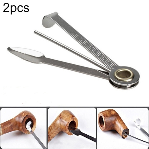 Multifunctional 3in1 Stainless Steel Smoking Tobacco Pipe Cleaner Cleaning  Tool 