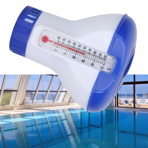 Thermomètre de piscine de 5 pouces pilule d'eau flottante désinfection de  piscine impétueuse accessoires de