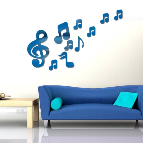 Декор для стен Музыкальные ноты, Бесплатный низкополигональный шаблон PDF - LACRAFTA