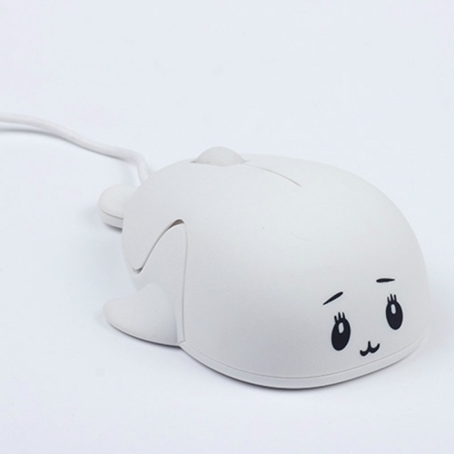 Color : White Cute Cartoon Wired Mouse Girl Office Home Laptop Mouse Durable