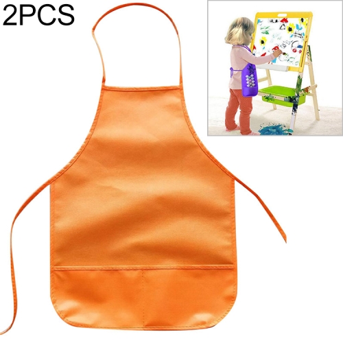 2 pezzi grembiule non tessuto per pittura domestica per bambini