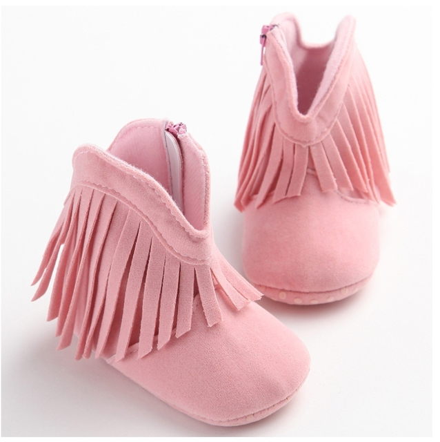 SUNSKY - Botas de bebé Zapatos para niños pequeños Zapatos de cuna para  recién nacidos de suela blanda para primer andador para bebés (rosa)