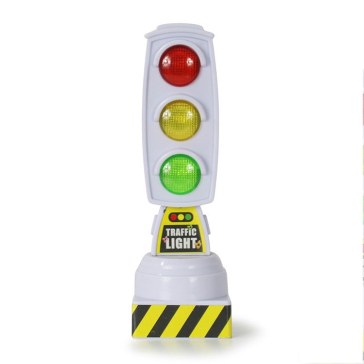 

Electric Light and Music Can Switch Children Traffic Lights Traffic Lights Toy Model(White)