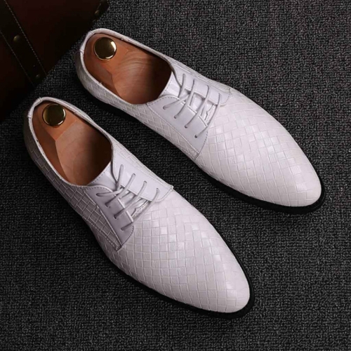 Mens white alligator hot sale dress shoes