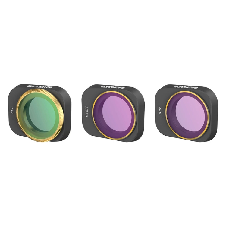 

3 PCS / Set CPL+ND8+ND16 Sunnylife MM3-FI411 For Mini 3 Pro Adjustable Filter
