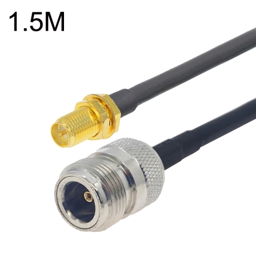 

RP-SMA Female to N Female RG58 Coaxial Adapter Cable, Cable Length:1.5m