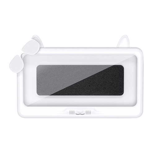 

Bathroom Waterproof Mobile Phone Holder Bathing Watch TV Removable Touch Screen Phone Case(White)