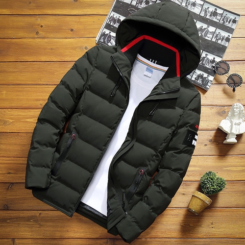 army colour winter jacket