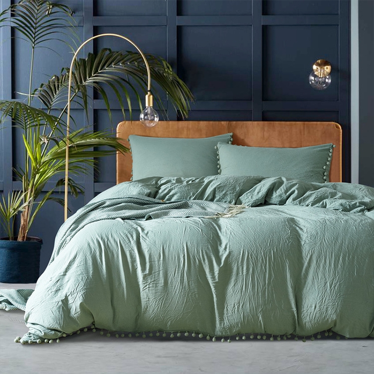 mixinni Set di biancheria da letto matrimoniale in mussola di cotone
