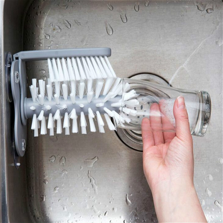

Suction Wall Lazy Cup Cleaning Brush Kitchen Bar Cleaning Tool