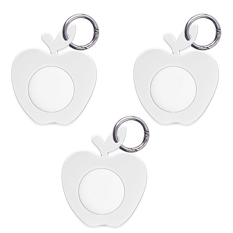 

3PCS Tracking Anti-Lost Locator Silicone Apple Version Case For AirTag(White)