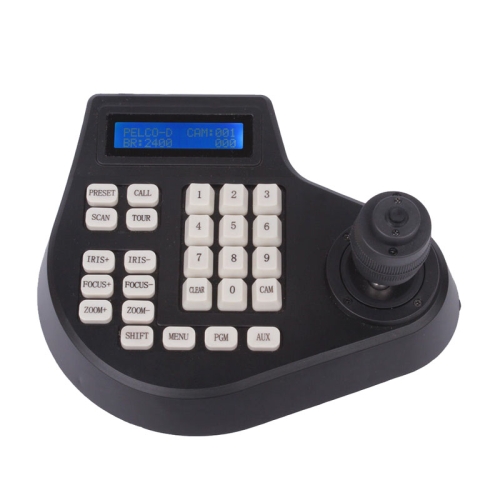 

8003H Analog Coaxial Dome Control Keyboard RS485 PTZ, Specification:4 Axis(AU Plug)
