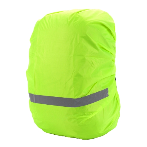 

Reflective Light Waterproof Dustproof Backpack Rain Cover Portable Ultralight Shoulder Bag Protect Cover, Size:M(Green)