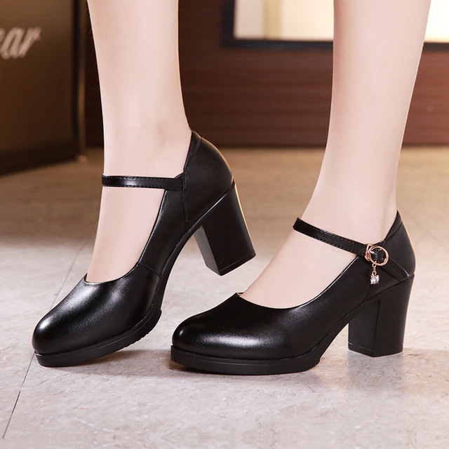 black block heels work