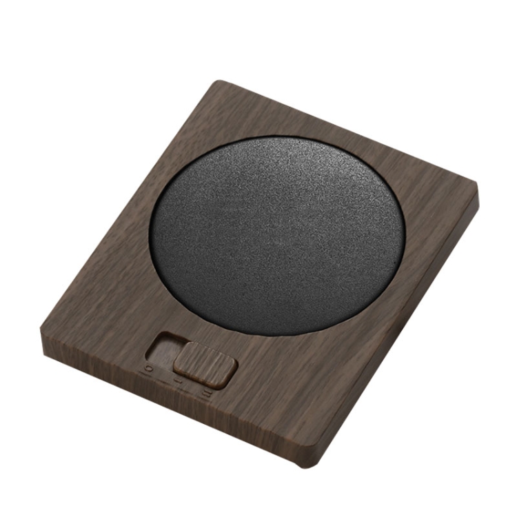 

Home USB Constant Temperature Cup Mat Heat Thermos Coaster, Style:With Adapter(Vintage Brown)