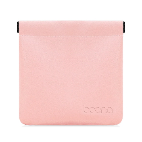 

2 PCS Baona Earphone Data Cable Storage Bag Mini Portable U Disk Earphone Bag, Size:Small(Petal Pink)