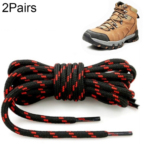 2 Pairs METAL TIP ROUND Shoelaces Boot Laces String Outdoor Hiking Gym Sport 