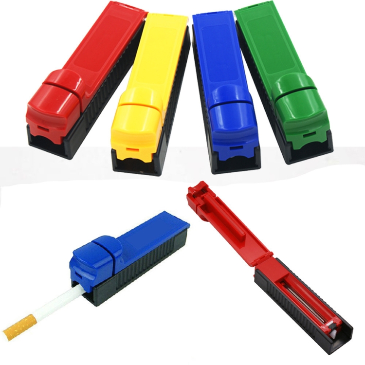 

Single Tube Plastic Cigarette Maker Manual Push-pull Type Mini Cigarette Puller Random Color Delivery