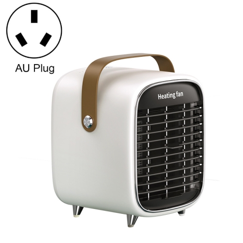 

X-02 Home Office Desktop Mini Heater With Night Light, Plug Type:AU Plug(White)