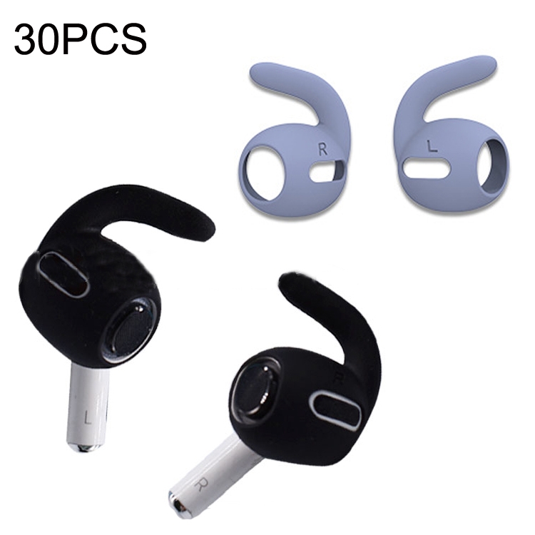 

30PCS Ultra-thin Earphone Ear Caps For Apple Airpods Pro(Lavender Violet Purple)