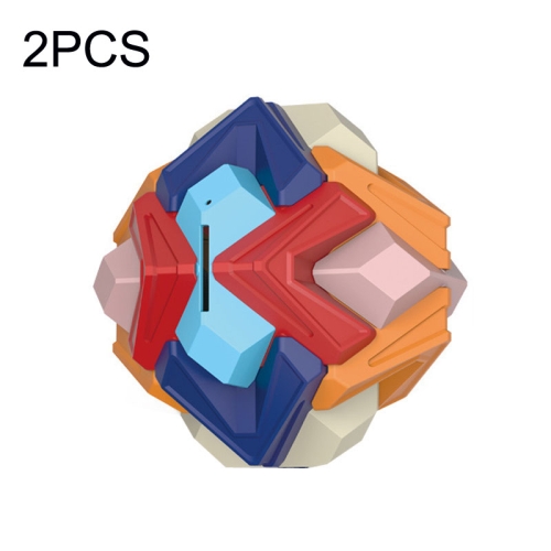

2PCS Children Puzzle Early Education Toys Ball Assembled Piggy Bank, Size:Large (Diamond)