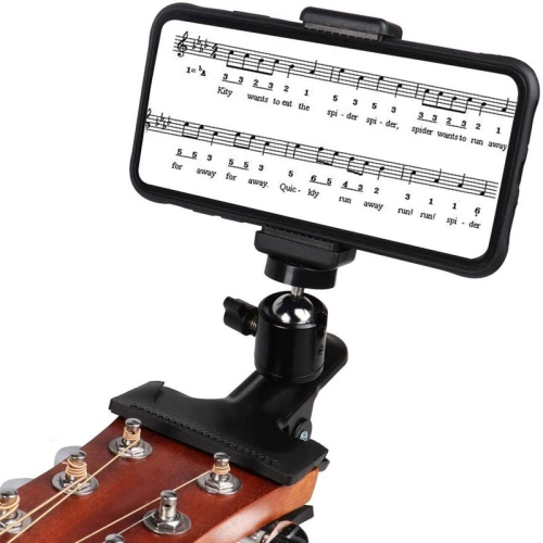 

GS07 Live Video Thumbnail Phone Guitar Stand, Style:Guitar