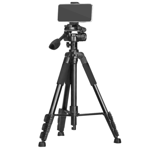 

QingZhuangShiDai Q111H Aluminum Alloy Mobile Phone Camera Photography Tripod(Black)