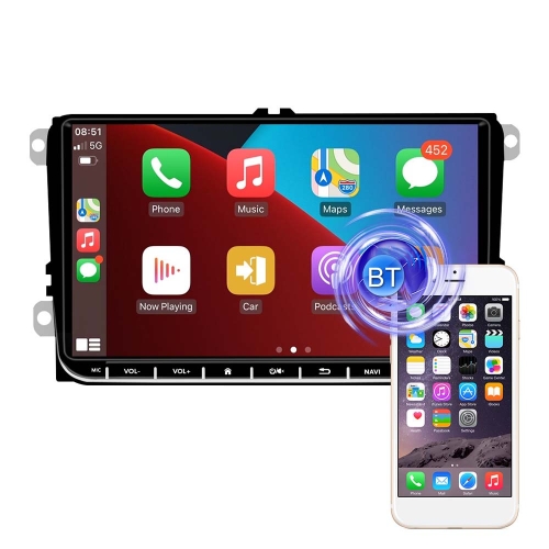 

A3041 For Volkswagen 2+64G 9-inch Central Control Large Screen With Carplay Car Android10.0 Navigator Player, Style:Standard