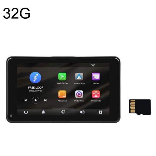 

A3135 7 Inch HD Wired Smart Screen With Wireless CarPlay + Android Auto + Android With With 32G Memory Card