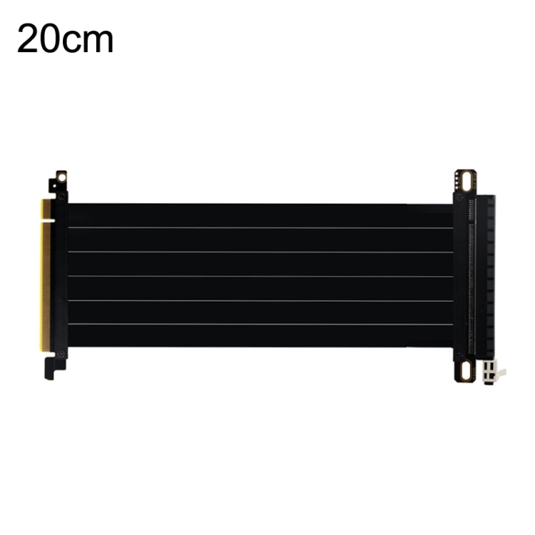 

PCI-E 3.0 16X 180-degree Graphics Card Extension Cable Adapter Cable, Length: 20cm