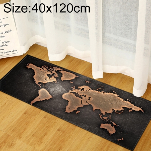 Carte du monde tapis tapis chambre enfants bébé jouer tapis rampant en  mousse à mémoire de forme tapis, taille: 40x120 cm (noir)