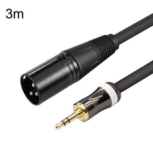 

3.5mm To Caron Male Sound Card Microphone Audio Cable, Length:3m