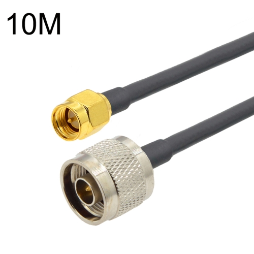 

SMA Male to N Male RG58 Coaxial Adapter Cable, Cable Length:10m